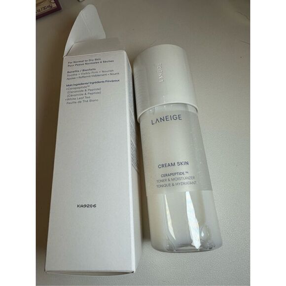 Laneige Cream Skin Refillable Toner & Moisturizer with Ceramides and Peptides 17 - Picture 4 of 6